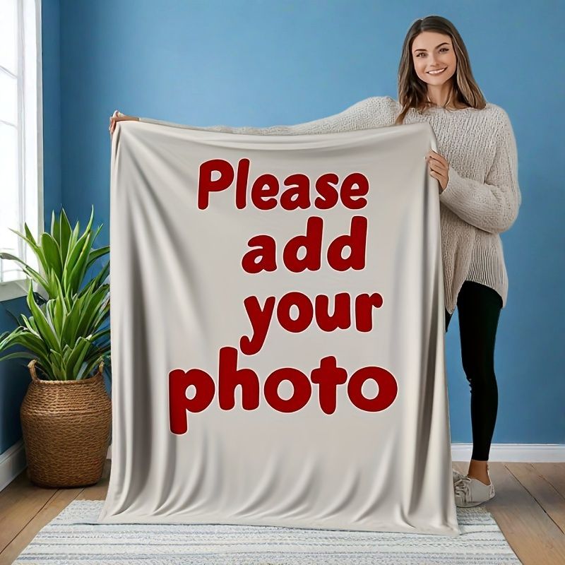 Custom Photo Blanket - Perfect Gift for Couples and Special Occasions